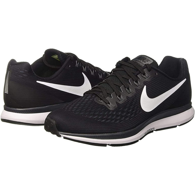Nike Men's Air Zoom Pegasus 34 Black / White-Dark Grey Ankle-High Running Shoe - 11.5M -