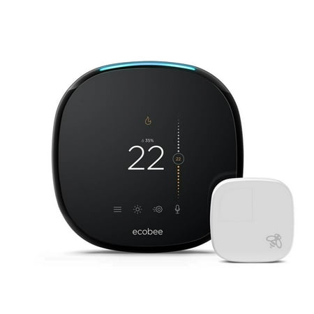 Refurbished ecobee4 EB-STATE4-01 Alexa-Enabled Thermostat with Sensor