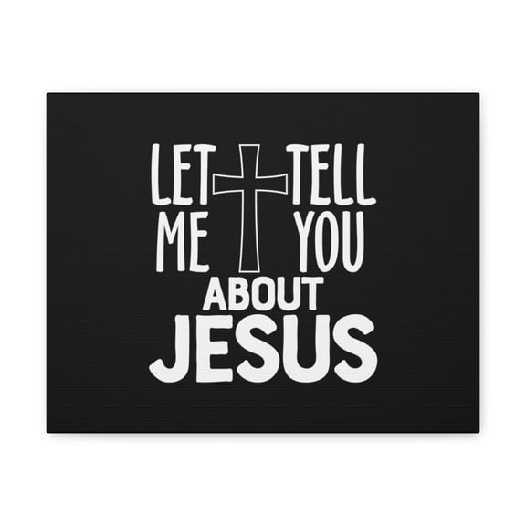 Scripture Walls John 3:16 About Jesus KJV Bible Verse Canvas Christian Wall Art Ready to Hang Unframed