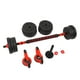 thumbnail image 3 of Mancuernas ajustables de PVC de 20 kg y 44 lb, juego de mancuernas desmontables para entrenamiento de cuerpo completo, 3 of 14