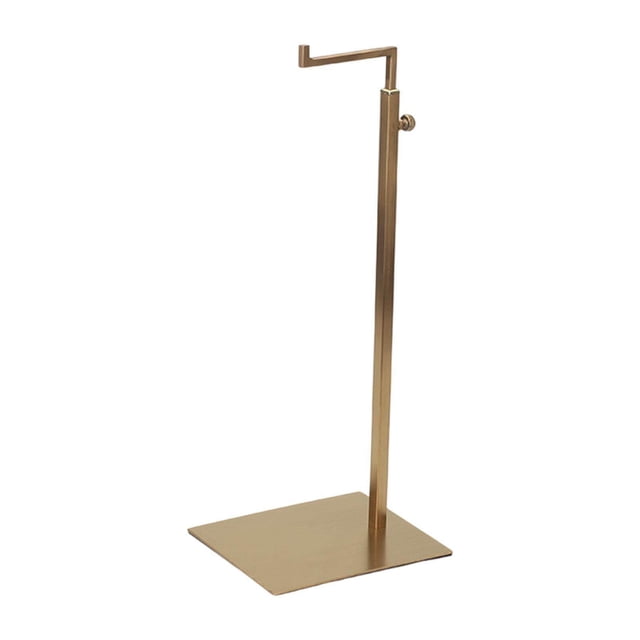 pitrice Handbag Display Rack Shoulder Bags Holder Storage Stand Hook clothing stores Purse Stand Multi Purpose for Countertop Gold Drawing