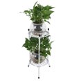 thumbnail image 4 of Garosa 2‑Tier Metal Plant Stand Flower Pot Holder Display Shelf Rack Home Decoration Garden Accessories,Flower Pot Holder, 4 of 11