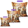 thumbnail image 4 of Happy Thanksgiving Goldendoodle Give Thanks Fall Beanie Scarf Welcome Pillow Cushion Double Sided Doodle Dog Lover Gifts Idea Throw Pillow - 00020, 4 of 4