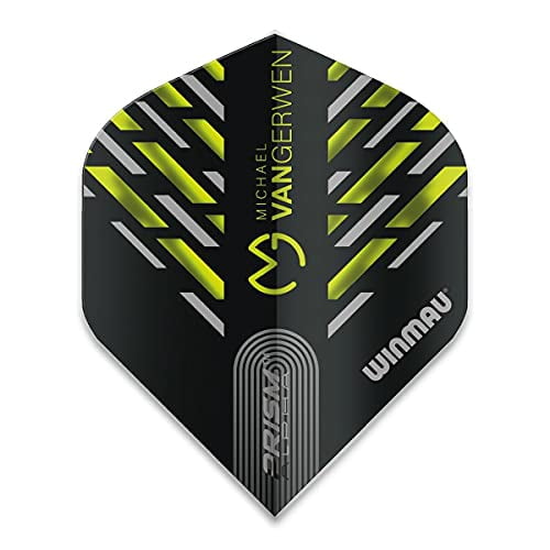 Winmau Prism Alpha Pro Player Michael Van Gerwen Dart Flights, MvG 180, 100 Micron Extra Strong (1 Set)