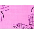 thumbnail image 1 of Ahgly Company Indoor Rectangle Solid Pink Modern Area Rugs, 5' x 8', 1 of 4