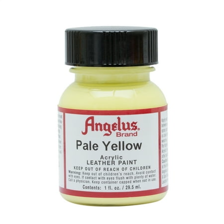 UPC: 0086366711972 | Angelus® Acrylic Leather Paint  1 oz.  Pale Yellow