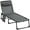 Gris, variante sur Outsunny Chaise Longue Pliante, Chaise de Bronzage Inclinable avec Dossier Réglable