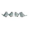 thumbnail image 2 of Transpac Silver Birds Christmas Figurines - Winter Birds - Set of 4, 2 of 3