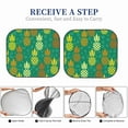thumbnail image 6 of Haiem Pineapples1 Car Windshield Sun Shade (2 Pieces) Foldable Windshield Sun Shade Car Accessories for Truck SUV Pickup-Small, 6 of 7