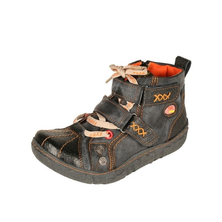 

TMA EYES Two-Tone PU Leather Women s Ankle Boots