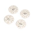 thumbnail image 4 of RC Counter Weight Brake Disc, 4pcs 0.79in Diameter RC Brass Wheel Hex Adapter Silver  Professional  For 1/24 RC Car, 4 of 8