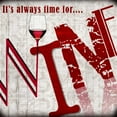 thumbnail image 2 of Wolk, Lisa 20x20 Black Ornate Wood Framed with Double Matting Museum Art Print Titled - Always Time for Wine, 2 of 4