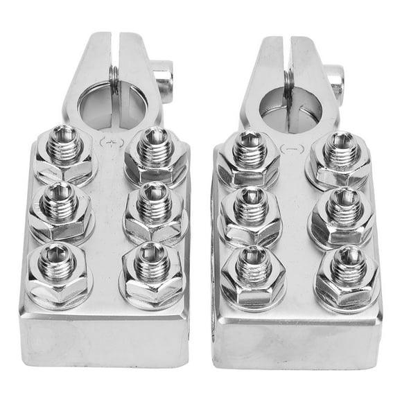 Battery Terminal Clamps, Easy Setup Versatile Car Battery Terminal Connector  for SAE DIN EN Tapered Top Post