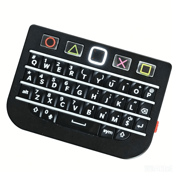 Teclado mini 2 en 1 con rueda de desplazamiento Bluetooth USB en modo dual DPI para Blackberry P9981, ajuste de velocidad de diez velocidades y todas las teclas sin conflictos