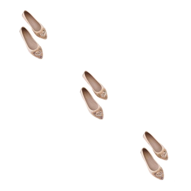 Minnieouse 1 par de mocasines de diamantes de imitación para el tiempo libre para mujeres, zapatos de estilo informal para banquetes y niñas, Type1 NO1