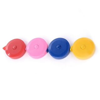 Portable Mini Measuring Tape Measure Retractable Metric Belt Colorful Ruler  Centimeter Inch Children Height Ruler Kitchen 