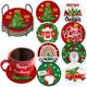 thumbnail image 1 of Posavasos navideños con forma de diamante Perthlin, 8 unidades, con soporte, 1 of 6