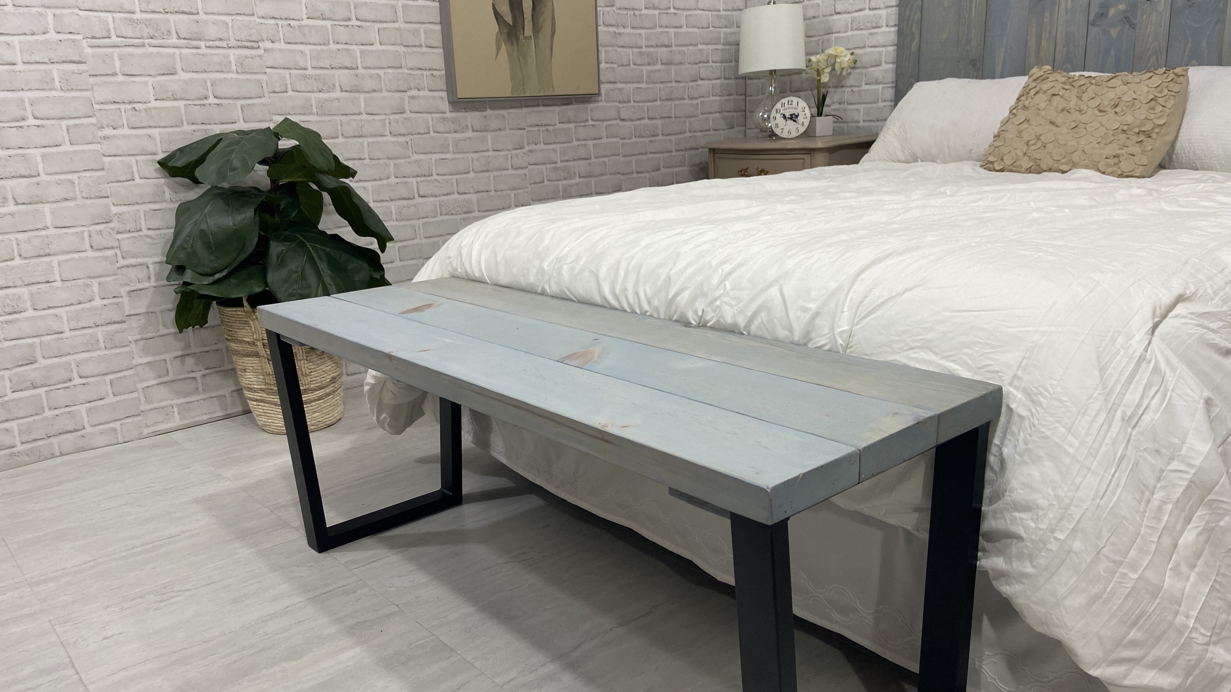 Bedroom Bench, Footboard Bed Bench, Accent Bench, Entryway Bench