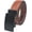 Tan Buckle1, variant on Marshal Men's Genuine Leather Ratchet Dress Belt With Automatic Buckle Brown Buckle4, 54"