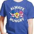 thumbnail image 3 of Baby Shark - Always Hungry - Toddler And Youth Short Sleeve Graphic T-Shirt, 3 of 6