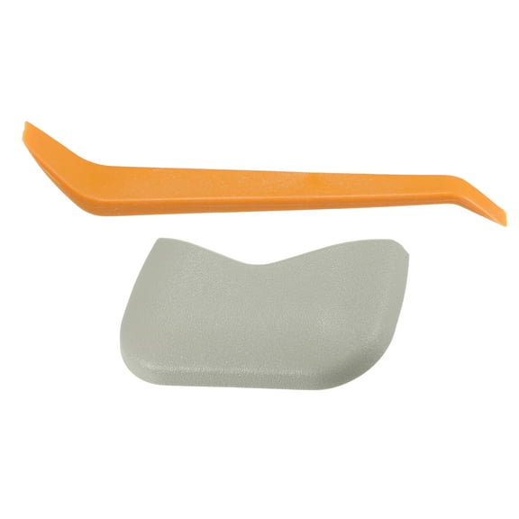 Unique Bargains Makeup Mirror Cover Sun Visor Cap Clip for Nissan No.964203TS0A Sun Visor Bolt Cover Grey 1 Set