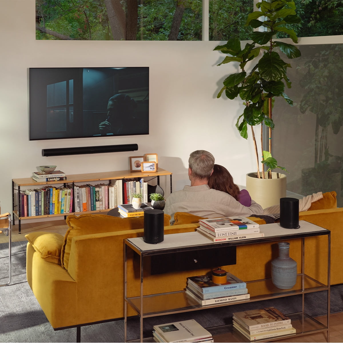 Sonos Era 100 Voice-Controlled Wireless Smart Speaker with Bluetooth & Trueplay Acoustic Tuning Technology (Black)
