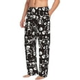 thumbnail image 6 of Logiee Skeleton Print Pajama Pants for Men,Men’s Pajama Bottoms,Mens PJ Pants with Pockets & Button Fly-Medium, 6 of 6