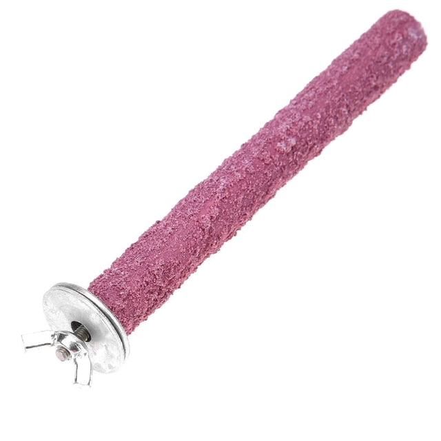Kuymtek Jaula para Pájaros para Soporte para Perchas Plataforma para Patas Juguete para Masticar Limpio (18cm)