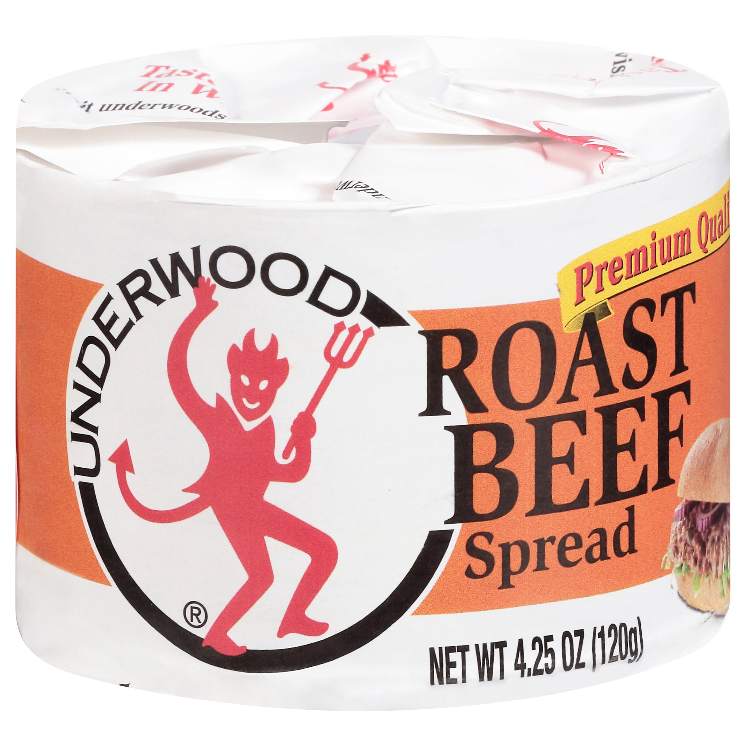 Underwood Premium Roast Beef Spread 4.25 oz - Walmart.com