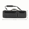 thumbnail image 4 of Tac-Six™ 46" Lockable Squad Gun Case, Laser Cut Molle Front, Black, 4 of 13