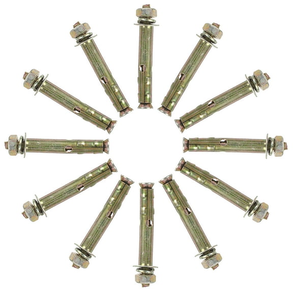 20 Pcs Expansion Bolt Screw Expansion Bolts Steel Bolts Expansion Screws Concrete Wall Anchors Multi-use Expansion Bolt