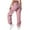 Pink, variant on BILIKEYU Women's Elastic High Waist Cargo Pants, Womens Pants, Womens Cargo Pants, Joggers for Women