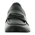 thumbnail image 2 of Steve Madden Womens Lawrence Leather Platform Loafers, 2 of 3