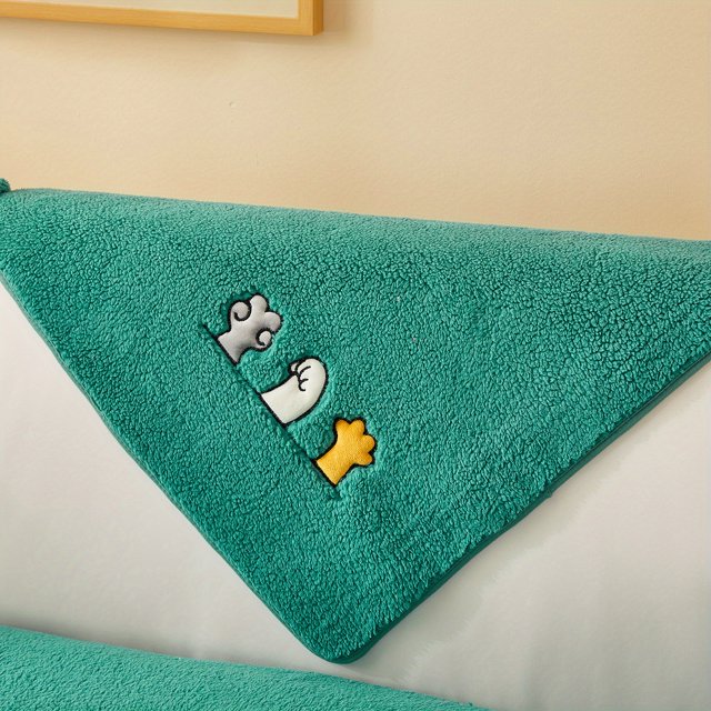 1 funda de sofá Sherpa, funda de sofá apta para perros, protector de cojín de asiento de felpa, funda de sofá antideslizante difusa, protector de muebles para dormitorio, oficina, sala de estar, decor