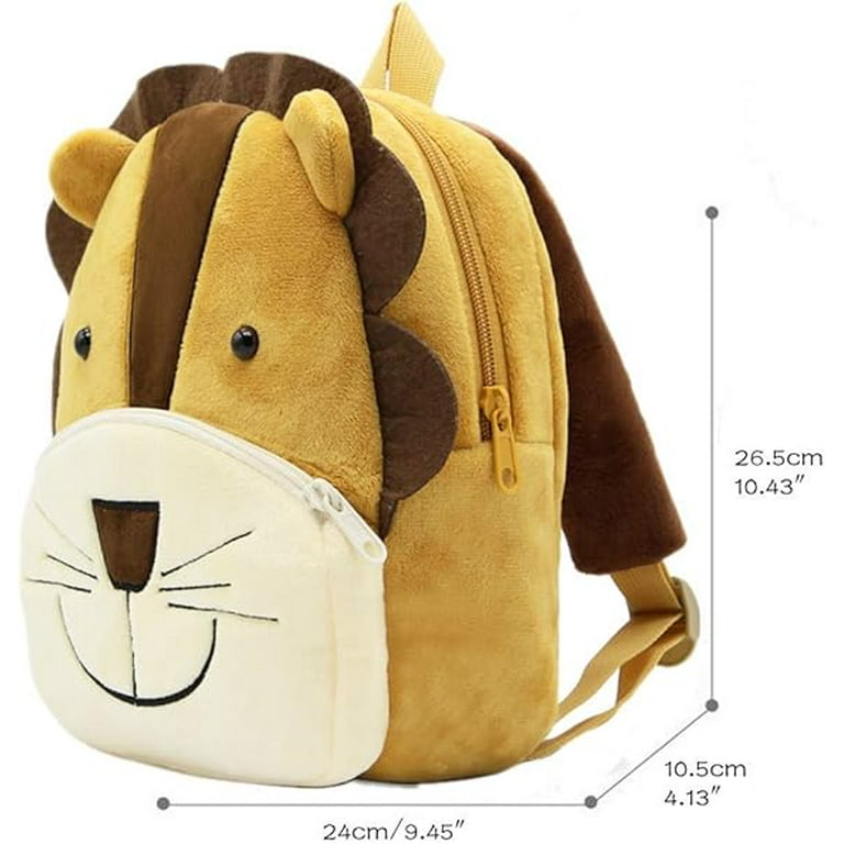 Svitbag Toddler Animal Cartoon Small Mini Backpack with Adjustable Straps  for Boys and Girls - Travel Carrier for Toys, Crafts, Essentials - Unique