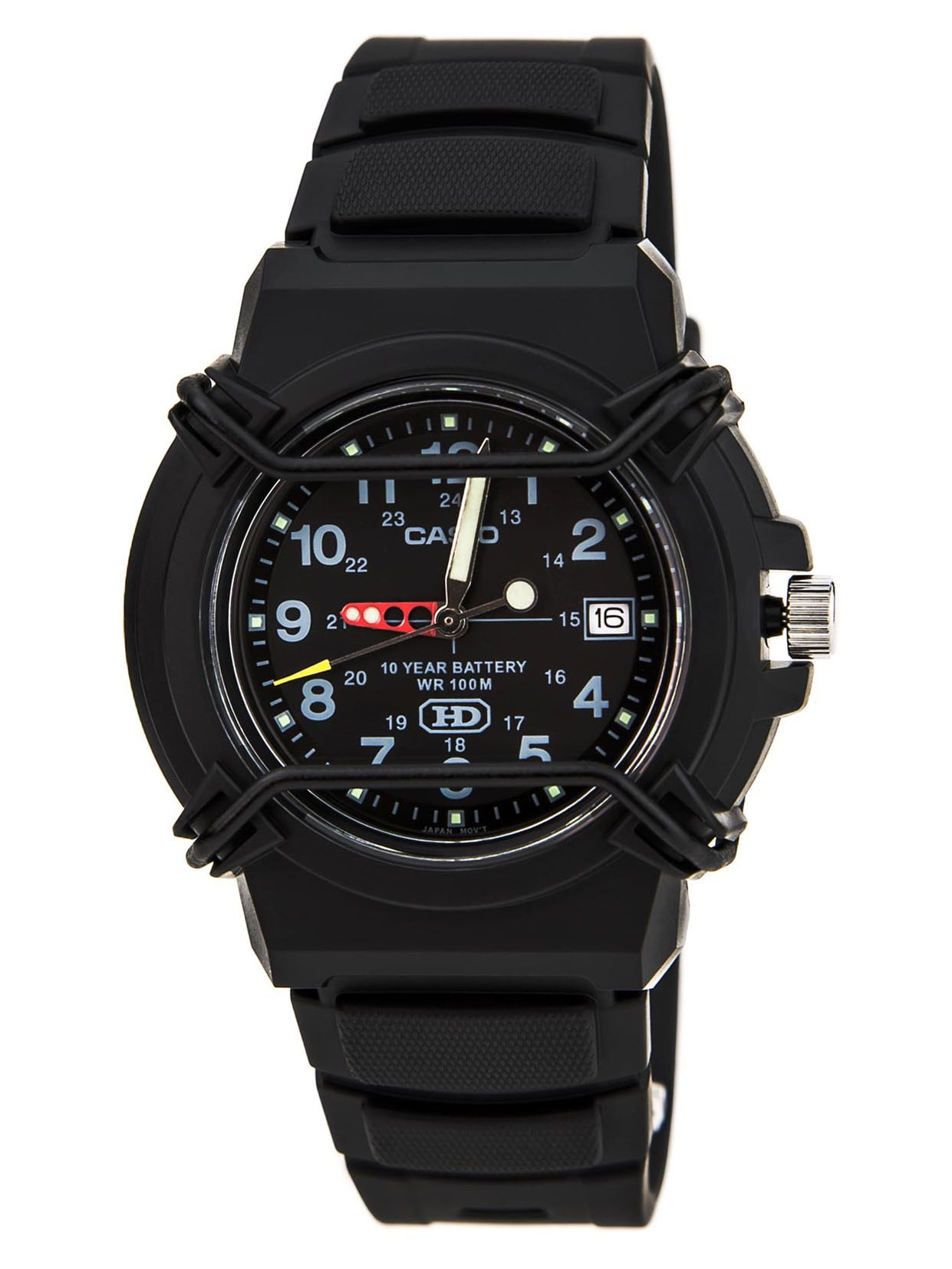 Casio Men's Classic Stainless Steel with Black Face Dive