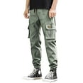 thumbnail image 1 of Ketyyh-chn99 Pantalon Cargo Ample Coupe Décontractée Shorts Pantalon Cargo Randonnée Pantalon à Multiples Poches Vert,TG, 1 of 5