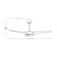 thumbnail image 4 of Ventilador de Techo 42" LED Café Oscuro 18W 3 Velocidades LámparaYa 21159-9, 4 of 7