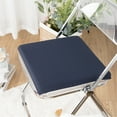 thumbnail image 2 of GiLiling Chair Cushion Memory Foam Pads with Ties Honeycomb Pattern Slip Non Skid Rubber Back Rounded Square 16" x 16" Seat, 2 of 8