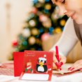 thumbnail image 4 of (Clearance) BNNG Christmas Greeting Card Handmade 3D Popup Christmas Cards Gift for Christmas or Holidays Includes Envelope Cute Holiday Gift Card for Kids(Santa/Snowman/Deer/Penguin...), 4 of 6