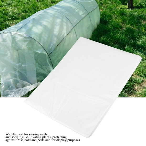 Película Fina De PE 16.4x6.6FtLxW Cubierta De Invernadero, Película Transparente De Invernadero, Película Plástica A Prueba De Polvo Para Jardín De Invernadero ANGGREK Greenhouse Film Cover
