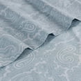 thumbnail image 5 of Decorative Italian Paisley Cotton-Rich Sheet Set - Full, Blue, 5 of 7