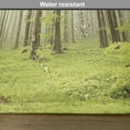 thumbnail image 6 of Ambesonne Forest Place Mats Set of 4, Misty Spring Nature, Standard Size, Green Beige, 6 of 6