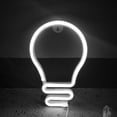 thumbnail image 4 of Light Bulb Neon Sign LED Neon Lights USB Battery Powered Wall Light Bulb Strip Steady Brightness Colorful Neon Led Light For Kid's Room Bedroom Wall Decoration, 4 of 4