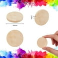 thumbnail image 2 of 50pcs 1.5 Inch Unfinished Wooden Craft Circle Cutouts Round Beech Wood Thick Circles Slices Blank Wood Ornaments Decoration for Arts DIY Crafts Projects Painting Engraving Carving Supplies, 2 of 9