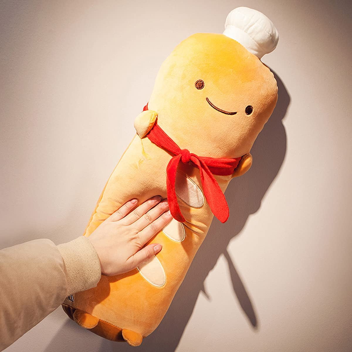 20~100cm French Bread Plush Pillow Stuffed Printing Images Food Plushie  Baguette Party Prop Decor Sleeping Companion Gift For Ki