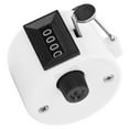 thumbnail image 3 of Counter, With Hook Stable Durable Large Counting Handheld Counting Tool, For Data Statistics Traffic Flowing Industry Conference Attendance White, 3 of 8