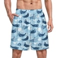 thumbnail image 1 of NICKSUN Shorts de Pyjama Amusants pour Hommes, Bas de Pyjama Doux avec Poches, Mignon Phoque, 2TG, 1 of 6
