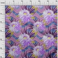 thumbnail image 3 of oneOone Silk Tabby Medium Blue Fabric Florals Sewing Craft Projects Fabric Prints By Yard 42 Inch Wide, 3 of 4