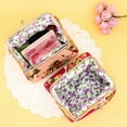 thumbnail image 4 of Ludlz Women Flower Printed Canvas Wallet Card Holder Coin Purse Clutch Handbag Bag, 4 of 7